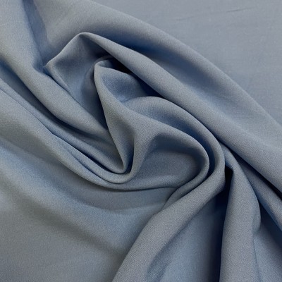Tkanina wiskozowa gładka, niebieska WI57