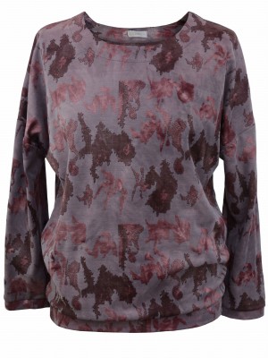 Bluzka damska z ozdobnej dzianiny 2949