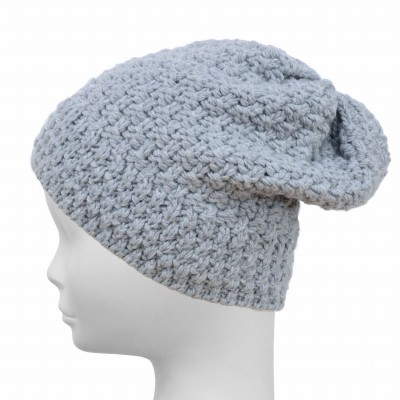 Czapka z wełną, popiel 030