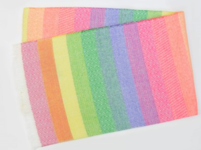 Szal w pasy, różowy 224