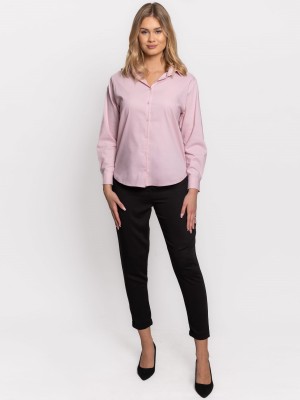 Spodnie ze zwężanymi nogawkami czarne 0156