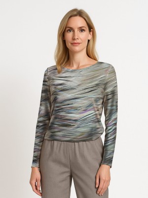 Bluzka w malarski wzór 3818
