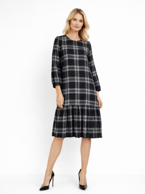 Sukienka w kratę 367