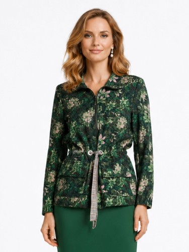 Kurtka parka, zielona 03