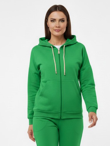 Bluza z kapturem, zielona 06