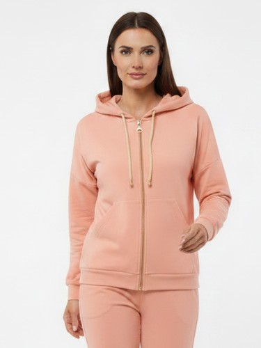 Bluza z kapturem brzoskwiniowa 07