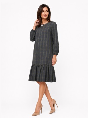 Sukienka w kratę 422