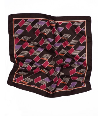 GAWROSZKA BRĄZOWA W GEOMETRYCZNY WZÓR