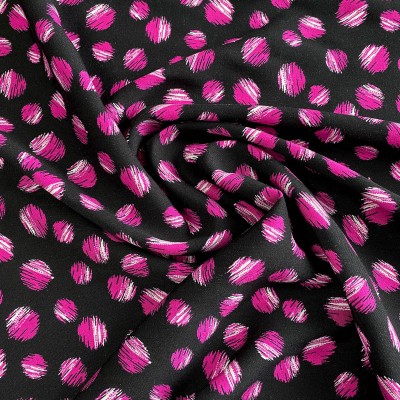 Tkanina wiskozowa w kropki WI12