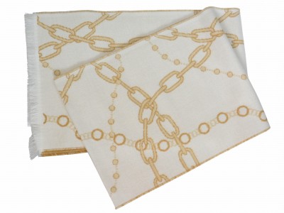 Szal w łańcuchy, beżowy 191