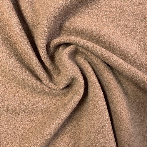 Tkanina wełniana parzona, camel W14