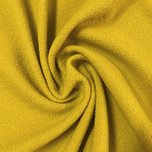 Tkanina wełniana parzona, żółta W15